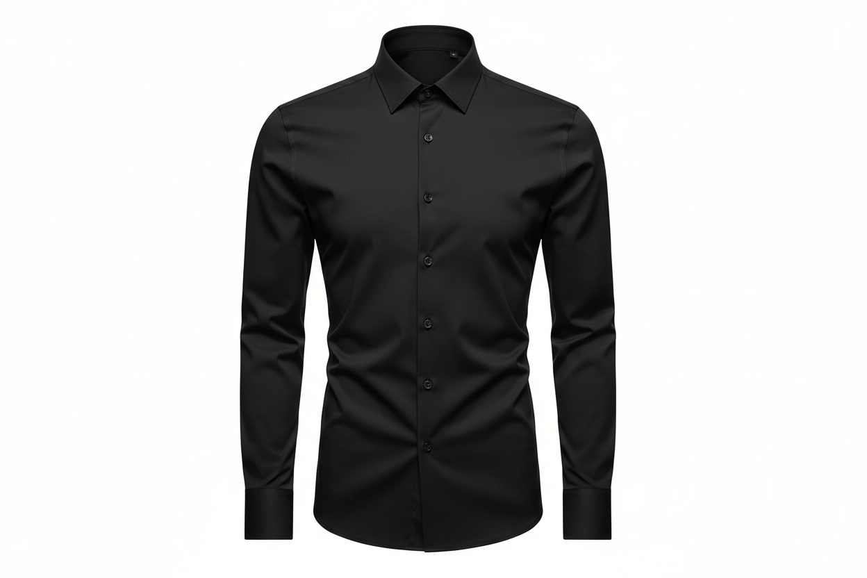 sharp fit dress shirt BOSS Men's Kent Sharp Fit Cotton Dress Shirt - Black