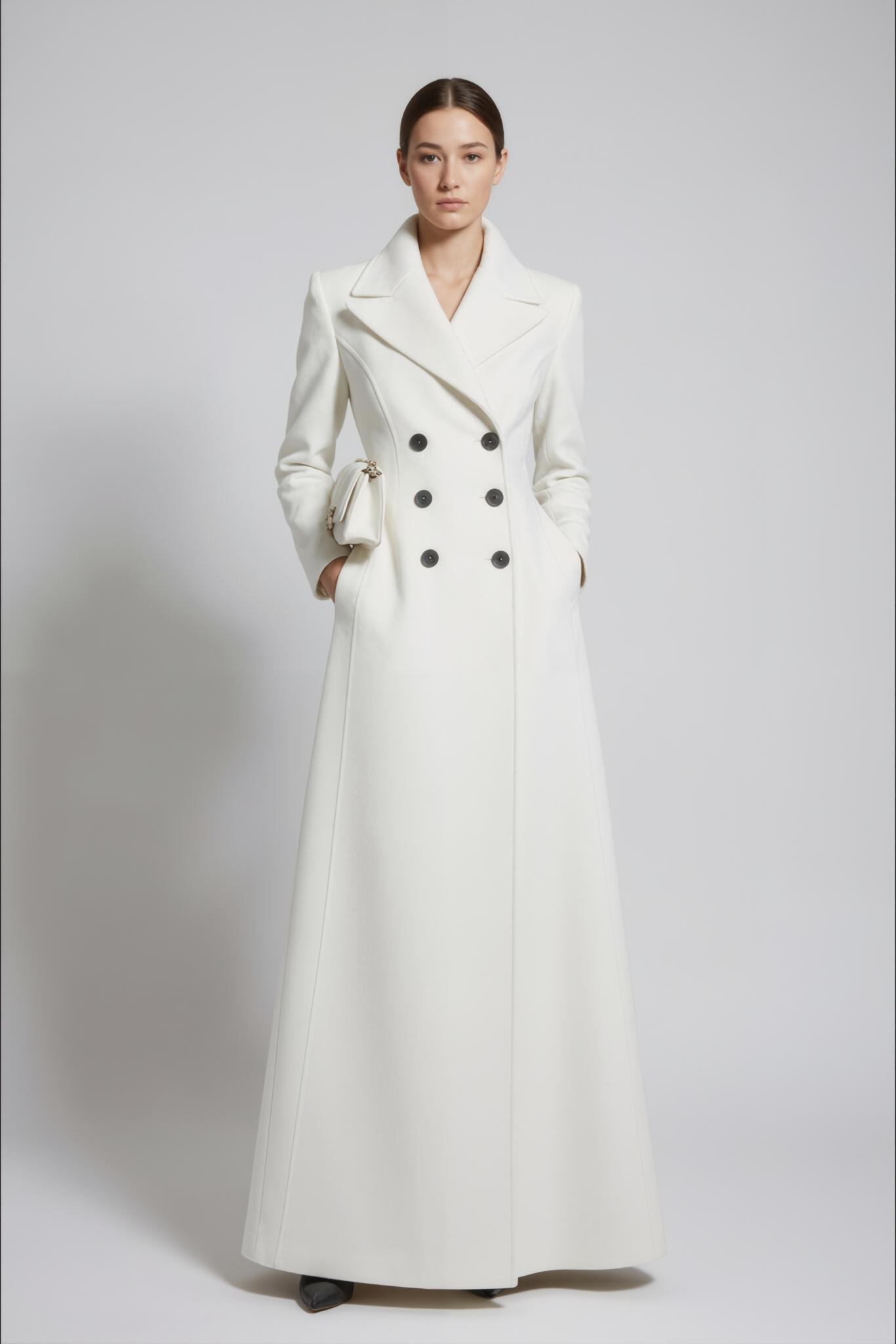 Chic & Timeless Winter Coat – White