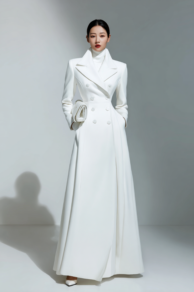 Classic White Maxi Coat