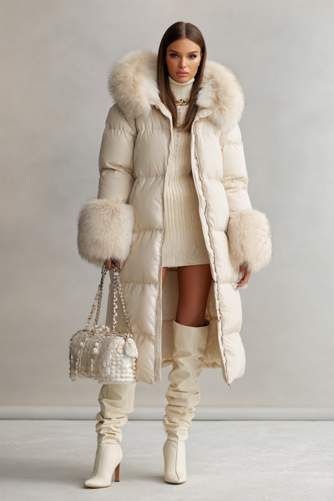 Cozy Beige Puffer Jacket – Winter Essential