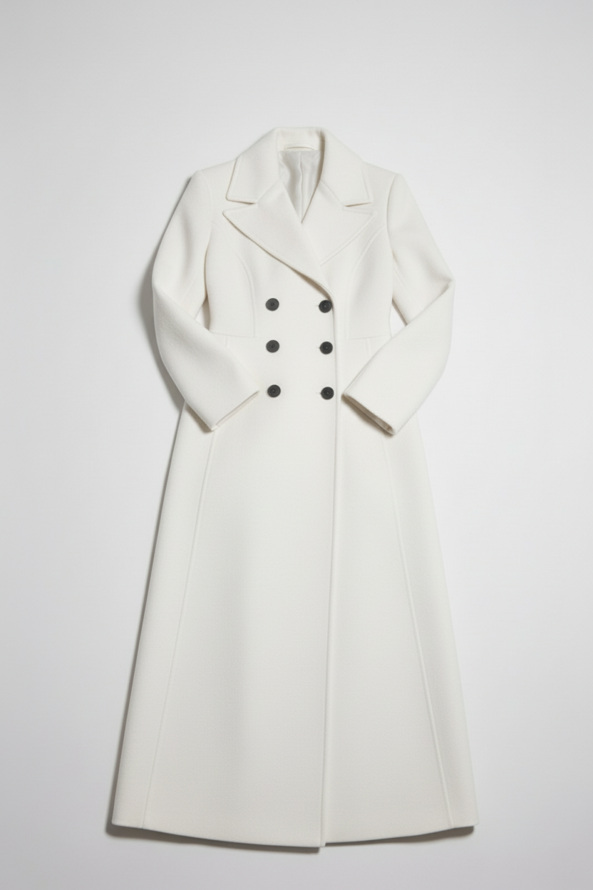 Chic & Timeless Winter Coat – White