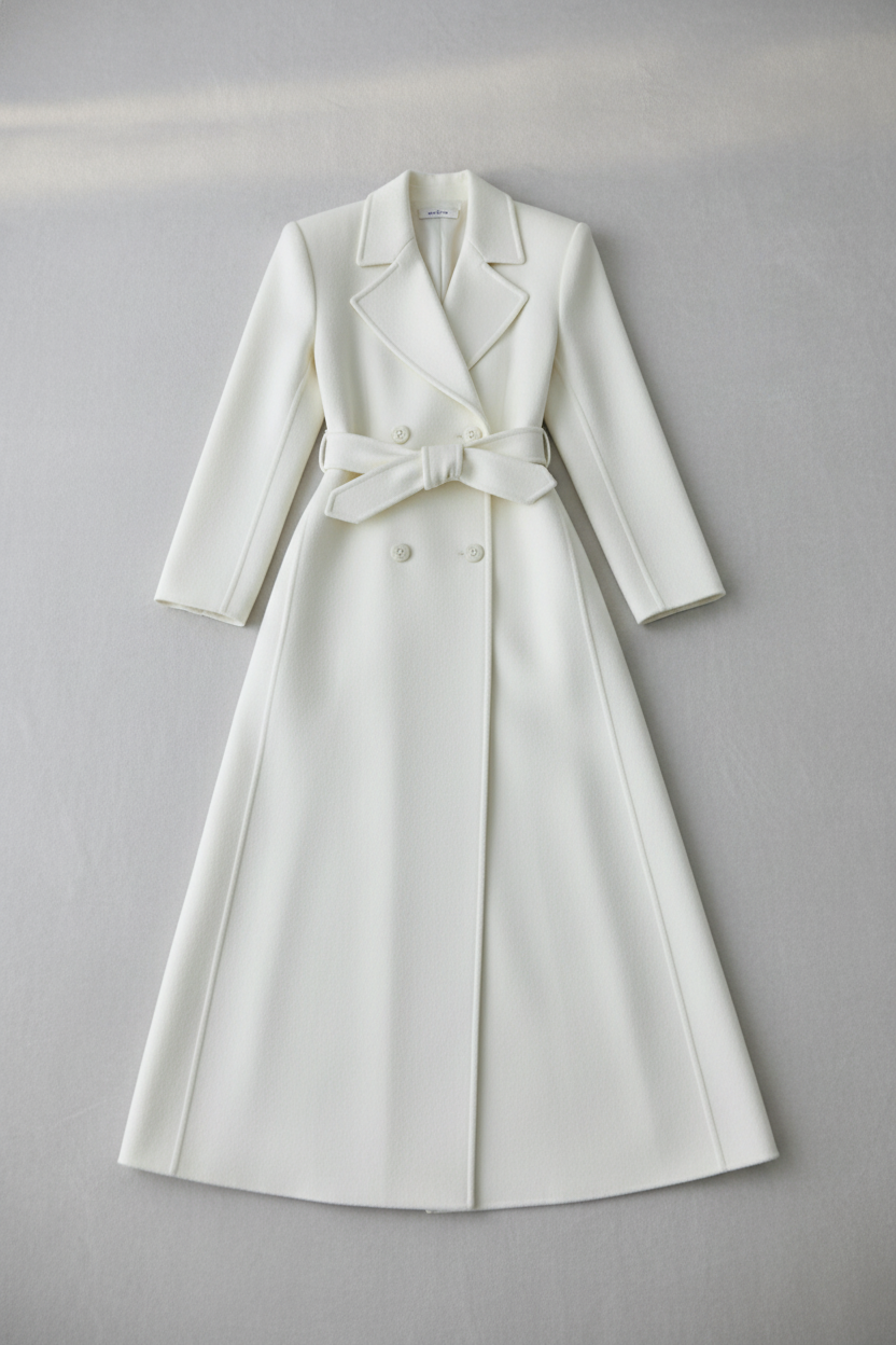 Sophisticated Winter White Coat